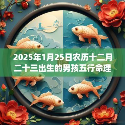 2025年1月25日农历十二月二十三出生的男孩五行命理解析 缺水缺火取名推荐