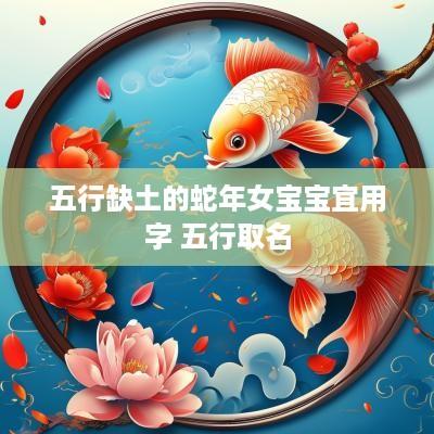 五行缺土的蛇年女宝宝宜用字 五行取名