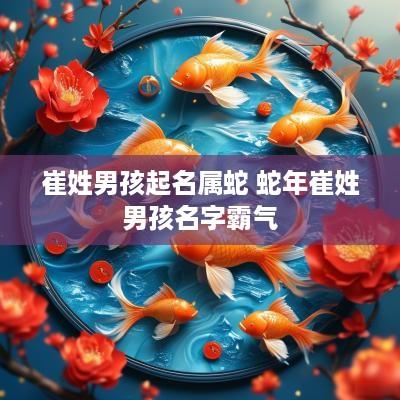 崔姓男孩起名属蛇 蛇年崔姓男孩名字霸气