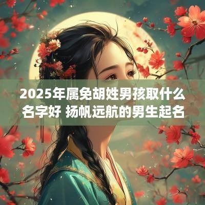 2025年属免胡姓男孩取什么名字好 扬帆远航的男生起名