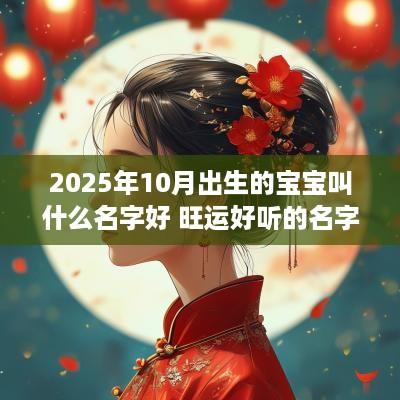 2025年10月出生的宝宝叫什么名字好 旺运好听的名字