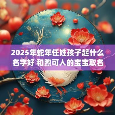 2025年蛇年任姓孩子起什么名字好 和煦可人的宝宝取名