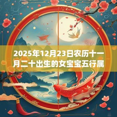 2025年12月23日农历十一月二十出生的女宝宝五行属什么 如何取名促运