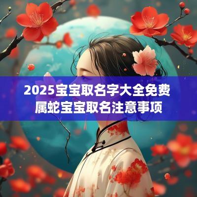 2025宝宝取名字大全免费 属蛇宝宝取名注意事项