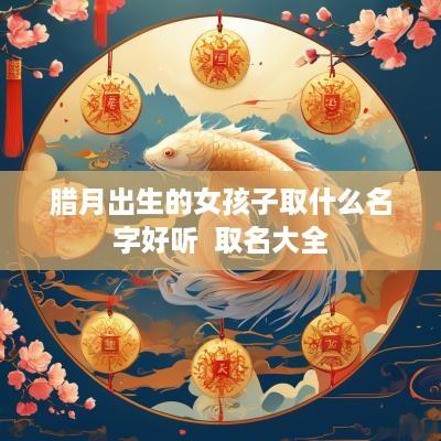 腊月出生的女孩子取什么名字好听  取名大全