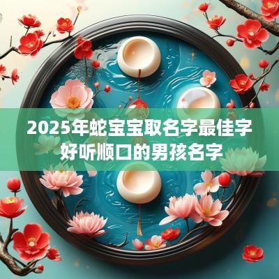 2025年蛇宝宝取名字最佳字 好听顺口的男孩名字