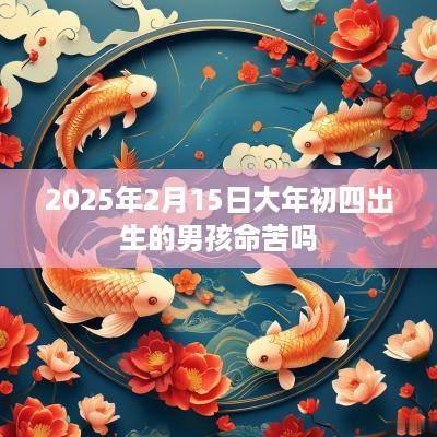 2025年2月15日大年初四出生的男孩命苦吗