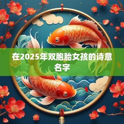 在2025年双胞胎女孩的诗意名字