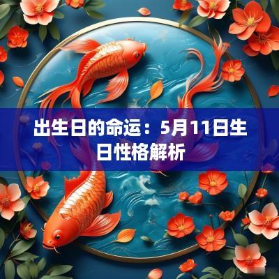 出生日的命运：5月11日生日性格解析