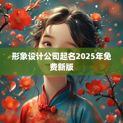 形象设计公司起名2025年免费新版