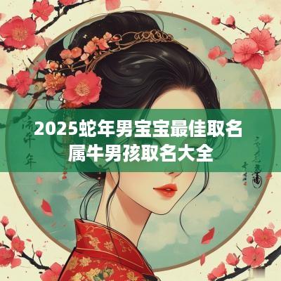 2025蛇年男宝宝最佳取名 属牛男孩取名大全