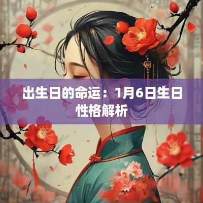 出生日的命运：1月6日生日性格解析