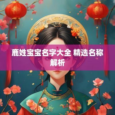鹿姓宝宝名字大全 精选名称解析