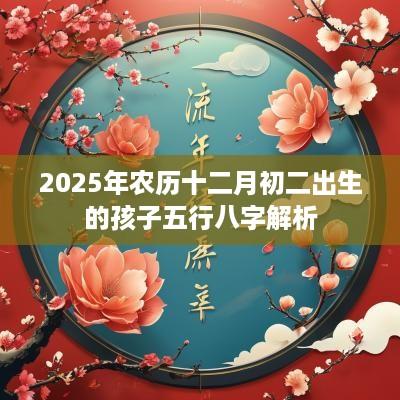 2025年农历十二月初二出生的孩子五行八字解析