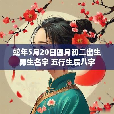 蛇年5月20日四月初二出生男生名字 五行生辰八字