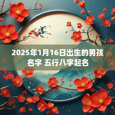 2025年1月16日出生的男孩名字 五行八字起名
