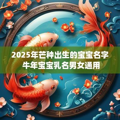 2025年芒种出生的宝宝名字 蛇年宝宝乳名男女通用