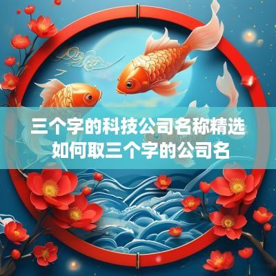 三个字的科技公司名称精选 如何取三个字的公司名