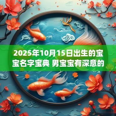 2025年10月15日出生的宝宝名字宝典 男宝宝有深意的名字精选