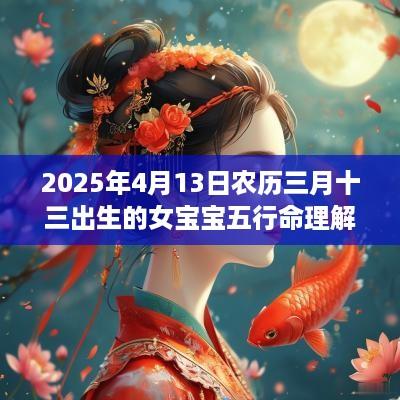 2025年4月13日农历三月十三出生的女宝宝五行命理解析 补火取名旺运