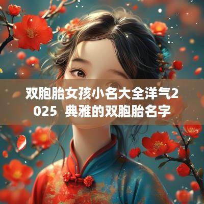 双胞胎女孩小名大全洋气2025  典雅的双胞胎名字