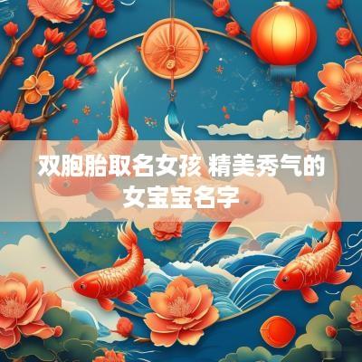 双胞胎取名女孩 精美秀气的女宝宝名字