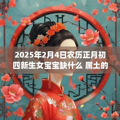 2025年2月4日农历正月初四新生女宝宝缺什么 属土的名字推荐