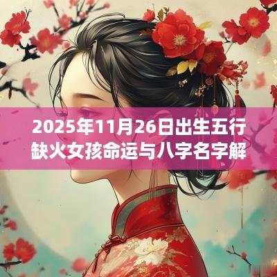 2025年11月26日出生五行缺火女孩命运与八字名字解析 2025年11月26日出生五行缺火女孩命运与八字名字解析