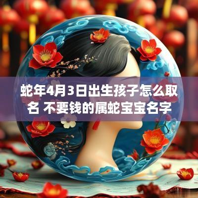 蛇年4月3日出生孩子怎么取名 不要钱的属蛇宝宝名字