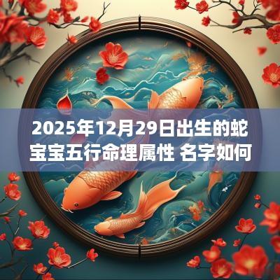2025年12月29日出生的蛇宝宝五行命理属性 名字如何旺运