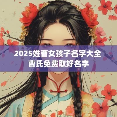 2025姓曹女孩子名字大全 曹氏免费取好名字