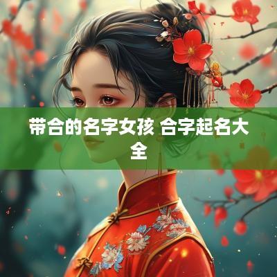 带合的名字女孩 合字起名大全