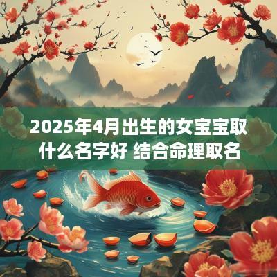 2025年4月出生的女宝宝取什么名字好 结合命理取名