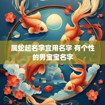 属蛇起名字宜用名字 有个性的男宝宝名字