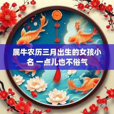 属牛农历三月出生的女孩小名 一点儿也不俗气