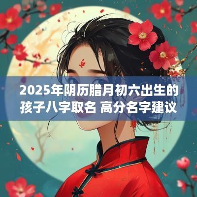2025年阴历腊月初六出生的孩子八字取名 高分名字建议