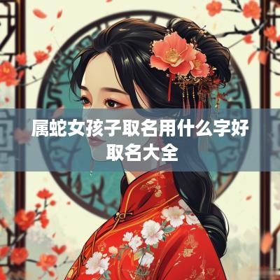 属蛇女孩子取名用什么字好 取名大全