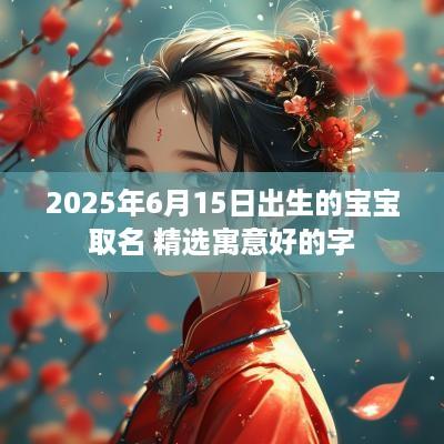 2025年6月15日出生的宝宝取名 精选寓意好的字