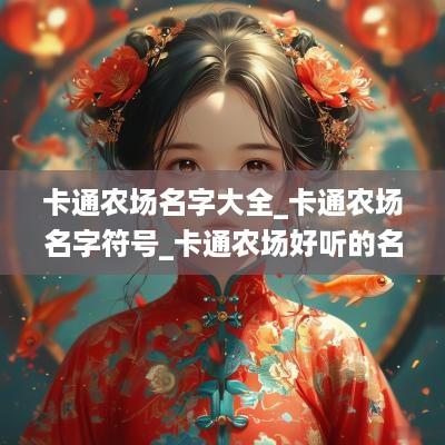 卡通农场名字大全_卡通农场名字符号_卡通农场好听的名字