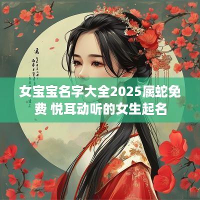 女宝宝名字大全2025属蛇免费 悦耳动听的女生起名