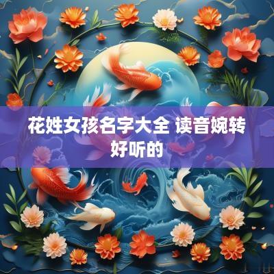 花姓女孩名字大全 读音婉转好听的