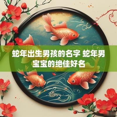 蛇年出生男孩的名字 蛇年男宝宝的绝佳好名
