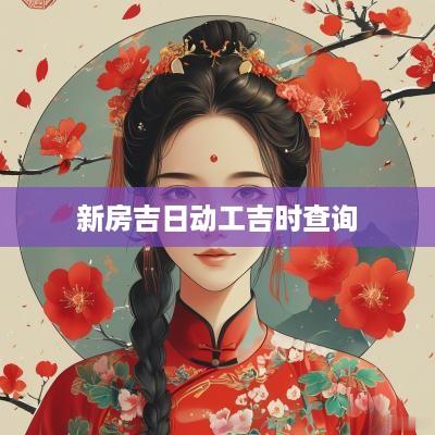 新房吉日动工吉时查询