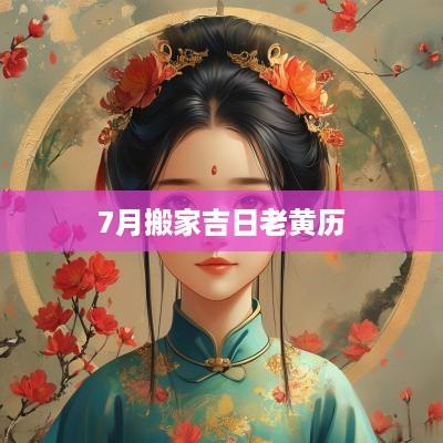 7月搬家吉日老黄历