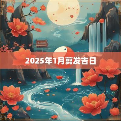 2025年1月剪发吉日