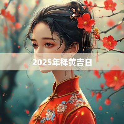 2025年择黄吉日
