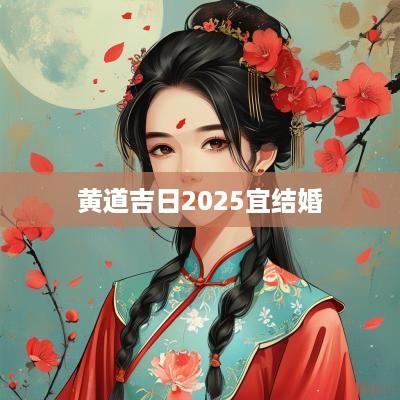 黄道吉日2025宜结婚