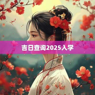 吉日查询2025入学