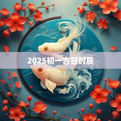 2025初一吉日时辰