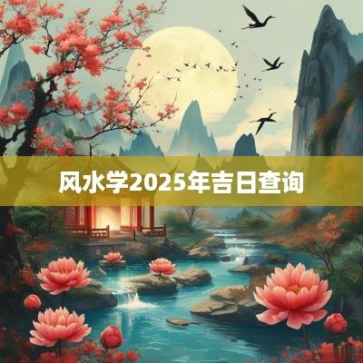 风水学2025年吉日查询